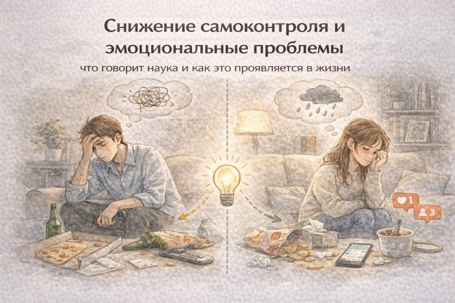 Снижение самоконтроля и эмоциональные проблемы что говорит наука и как это проявляется в жизни