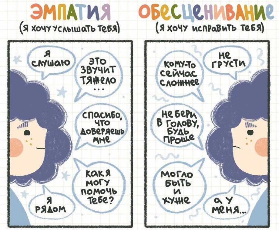 Как различить эмпатию и обесценивание в отношениях