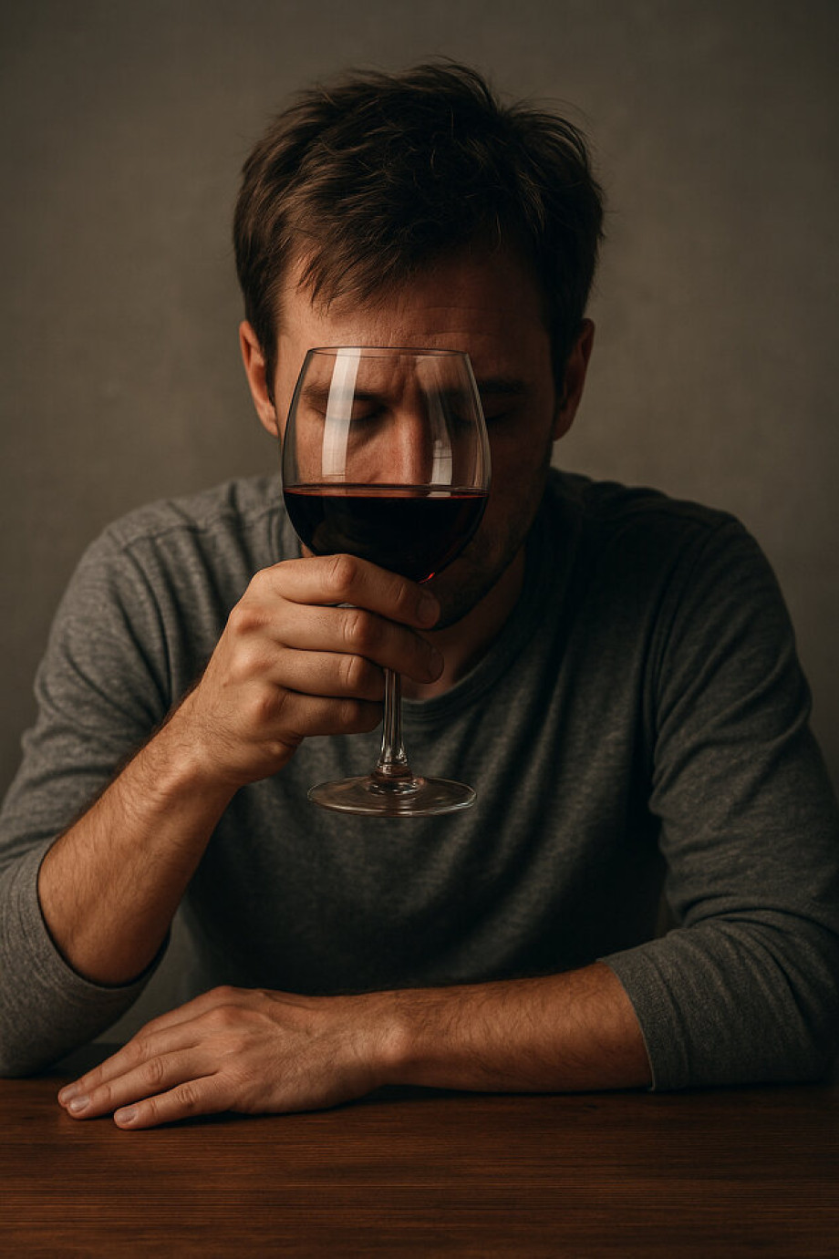 Когда бокал становится маской