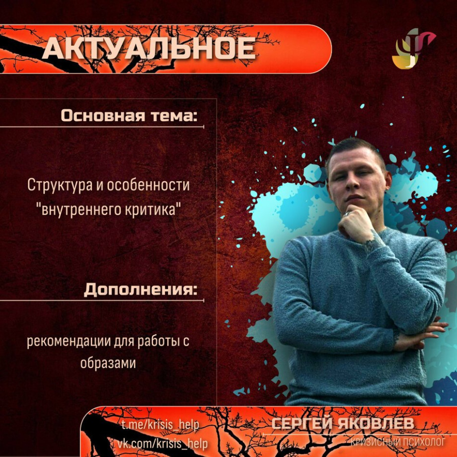 Актуальное Структура и особенности внутреннего критика Рекомендации для работы с образами