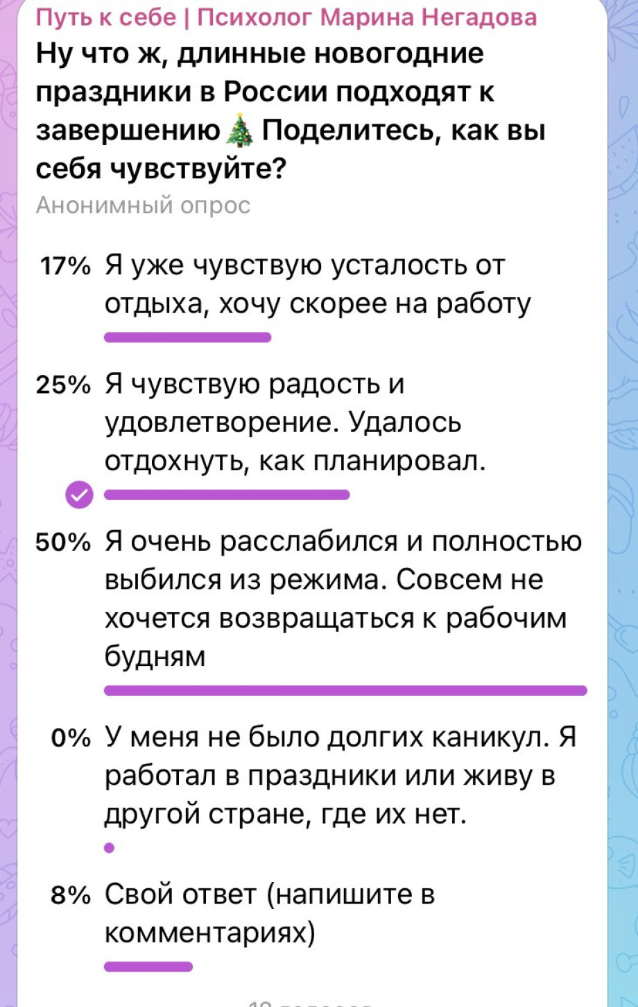 Праздники позади возвращаемся в рабочие будни