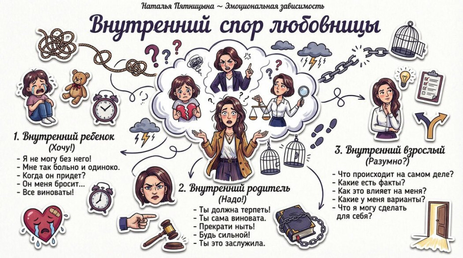 Любовник на выходных с семьей а я одна внутренний спор тайной женщины