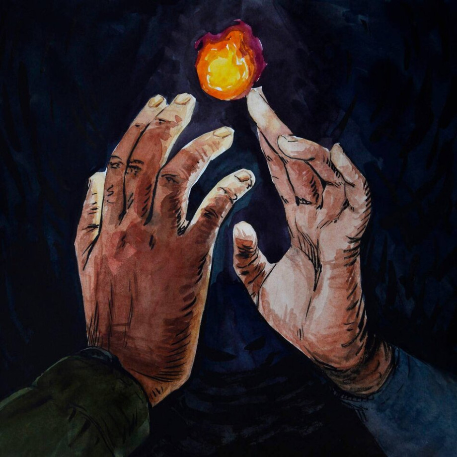 Новый год вдали от мужа и папы