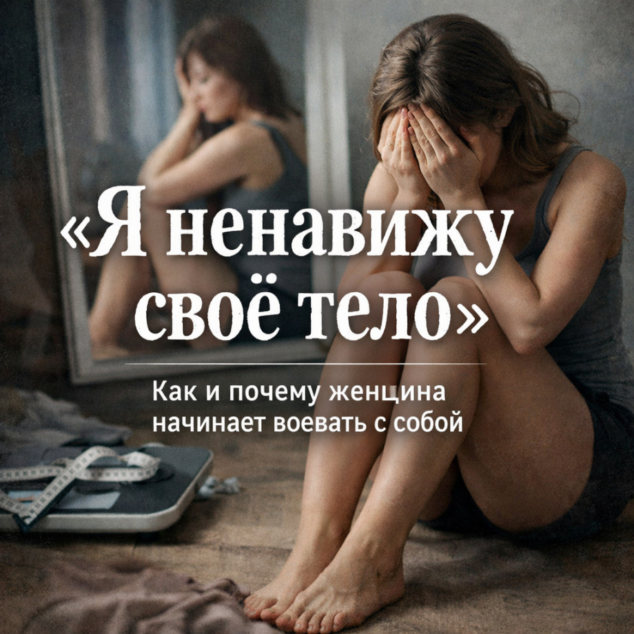 Я ненавижу сво тело  Как и почему женщина начинает воевать с собой