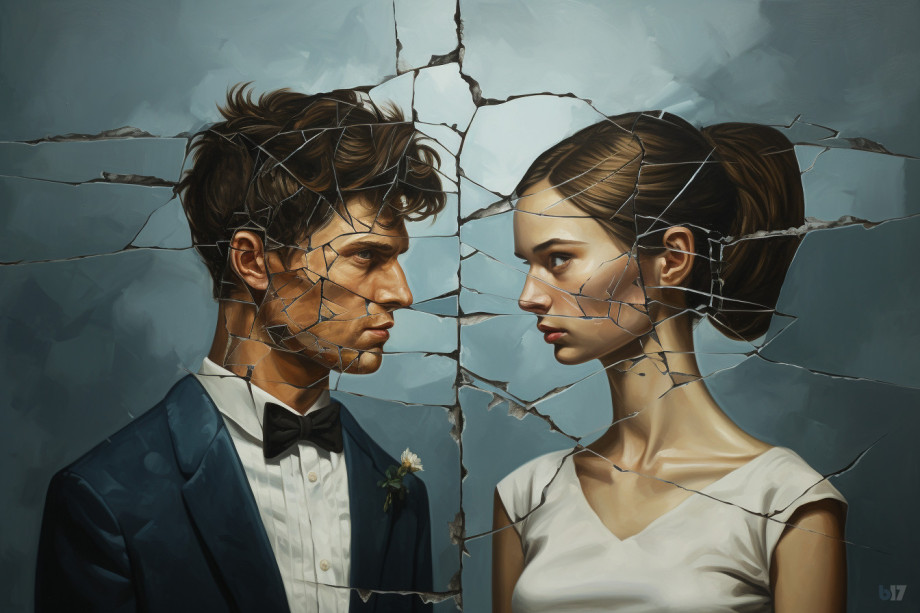 Он был упрям она не уступала